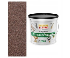 Mozaikinis tinkas tamsiai rudas dekoratyvinis rudas tamsus M81 25 kg
