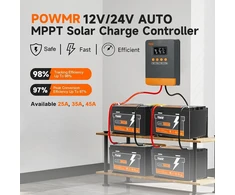 Mppt saulės įkrovimo valdiklis 35a 12v/24v automobiliui, 35amp saulės valdiklis mppt max.pv įvestis 80v, veikia su švino rūgšties ir ličio baterijomis