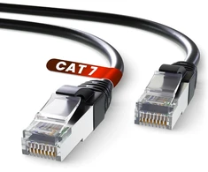 Mr Tronic Cat 7 Ethernet kabelis 15 m Sftp, juodas, su Rj45 jungtimis