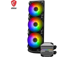 Msi mag coreliquid m360 aio cpu 12 krypčių padalinto srauto vandens aušinimas, garavimo nepraleidžiančios žarnos, palaiko dabartinius lizdus, tokius kaip am5 ir 1700