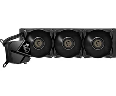 Msi Mag Coreliquid P360 Aio Cpu vandens aušinimas, pianino lako išvaizda, juodas, integruotas ventiliatoriaus siurblys, padalinto srauto vandens aušinimas, garams atsparios žarnos, lengvas montavimas - suderinamas su Amd ir Intel