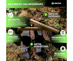 Müller &amp; Blum Premium žemos paraletės iš medžio, tvarūs ir neslystantys atsispaudimų laikikliai, idealūs atsispaudimams ir stovėjimui ant rankų, atsispaudimų strypas naudojimui patalpose ir lauke, kalistenikos įranga