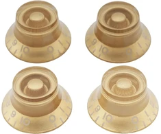 Musiclily metriniai gitaros potenciometro dangteliai "top Hat" tipo, garso stiprumo ir tembro reguliavimo galvutės, skirtos epiphone les paul sg import elektrinėms gitaroms, auksinės spalvos (4 vnt.)