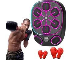 Muzikinis bokso aparatas su LED lemputėmis, Bluetooth, 9 greičio režimais ir skaičiavimo režimu