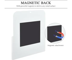 Mvqper 2 magnetinių rašiklių laikiklių rinkinys, magnetinis laikraščio laikiklis, sieninis, dokumentų laikiklis, biuro reikmenys, laikiklis lentai, šaldytuvui, mokyklai, biurui