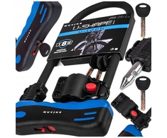 Mvtek Dviračio užraktas Muvike U-shape 320/14k, u formos, dvigubas skląstis