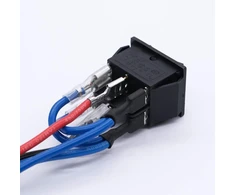Mxuteuk Dc 12v Perjungimo Jungiklis 6 Kaiščių Dpdt Kcd4-203jt-x