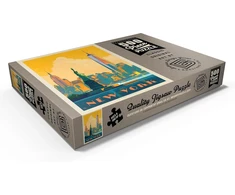 Mypuzzle Niujorkas: Skyline Glow, Vintage Poster - Premium 500 dalių dėlionė - Mypuzzle Special Collection iš Anderson Design Group