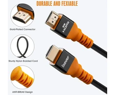 NAKAMICHI Hdmi 2.1 Kabelis 8k 3m, 48gbps, Ultra Hd, Dinaminis Hdr
