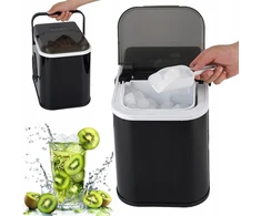 Namų ledo gaminimo aparatas 12kg Ledo kubelių gaminimo mašina Greitas ledas gėrimams