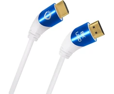 Nanocable Oehlbach Shape Magic 40 Hdmi 2.1 kabelis, 1.5m, baltas, kampinis