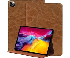 Nanruil dėklas, skirtas Ipad Pro 11 colių 4th/3rd/2nd/1st Gen 2022/2020/2021/2018, natūralios odos planšetinio kompiuterio apsauginis dėklas, automatinis pažadinimas/užmigdymas, chaki