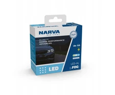 Narva led fog h8/h11/h16 6000k 12v 24v - stiprus rūko žibintas