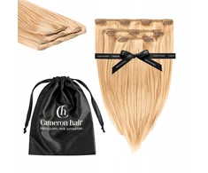 Natūralūs plaukai Clip In 30 cm, 50g, medaus blondinė
