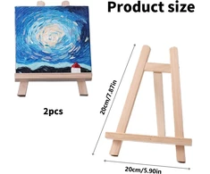 Nczcdzsw mini molbertas medinis 2 vienetai 15 x 20 cm stalo molbertas medinis mažas molbertas mažas sulankstomas mažas molbertas molbertai medinis molbertas skirtas eksponuoti tapybai piešimui paveikslų rėmui