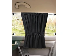 Nebulaglam apsauga nuo saulės vaikams automobilyje, 2 vnt., universalus skydelis nuo saulės, apsauga nuo saulės automobilyje, su užuolaidų funkcija lengvai apsaugai, apsaugo keleivius kūdikius, vaikus ir augintinius, 68 x 52 cm