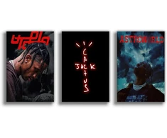 Nebulanova Travis Scott albumo plakatas 5 drobės plakatas sienų dekoratyvinis atspaudas paveikslas tapyba svetainės miegamojo dekoravimui be rėmo stiliaus 20 x 30 cm
