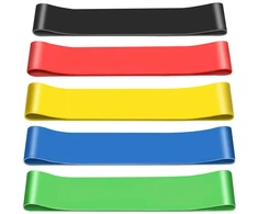 Nela-styl 5 gumų rinkinys treniruotėms, fitneso juostos Mini Band