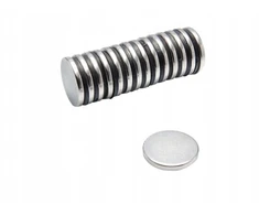 Neodiminis magnetas 20x2,5 mm N38, 10 vnt.