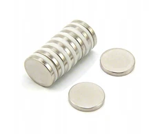 Neodiminis magnetas 20x5 mm N42, stiprus cilindrinis diskas