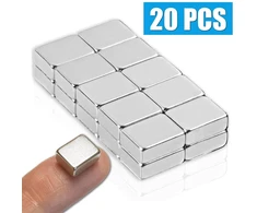 Neodimio magnetai 13x6x4 mm, 50 vnt. - stiprūs, universalūs