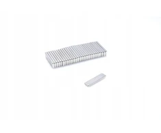 Neodimio magnetas, plokštelė Mpł 20x5x1,8 N38, komplektas 10 vnt.