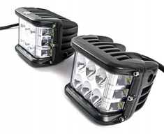 Neomax led darbo žibintų panelės komplektas 2 vnt 45w cube