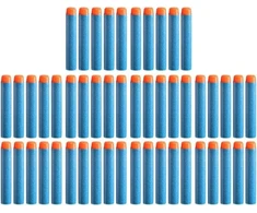 Nerf Elite 2.0 50 šovinių papildymo rinkinys – įeina 50 oficialių Nerf Elite 2.0 šovinių, suderinami su visais Nerf Elite šautuvais