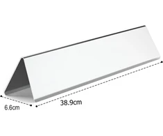 Nerūdijančio plieno flavorizer barai 7636, skirti weber spirit i &amp; ii e/s-310 320 330 serijoms, 38,8 cm degiklio dangtelio aromato bėgeliai, skirti weber spirit 300 serijai, šilumos skydo atsarginės dalys