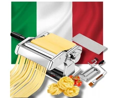 Nerūdijančio plieno itališka makaronų mašina su 7 reguliavimo režimais rinkinys
