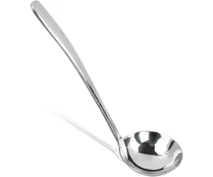 Nerūdijančio plieno kaušelis sriubai, 21.5 cm