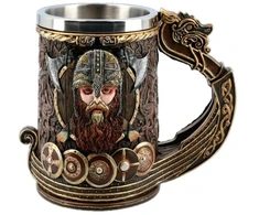 Nerūdijančio plieno puodelis Vikingų bokalas