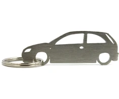 Nerūdijančio plieno raktų pakabukas Opel Corsa C 3d