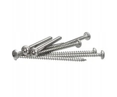 Nerūdyjančio plieno medvaržčiai 5x60mm Torx A2 (10 vnt.)