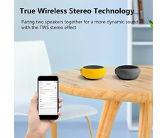 Kompiuterio kolonėlės Nešiojama bluetooth kolonėlė, belaidė riešo kolonėlė bėgiojimui, kolonėlės laikrodis su mikrofonu, baltojo triukšmo įrenginys (17 garsų), atspari vandeniui, kolonėlė žygiams ir lauko sportui