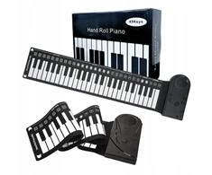 Nešiojamas elektroninis pianinas su silikonine klaviatūra, susukamas, Harder