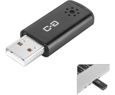 Nešiojamas Usb mikrofonas kompiuteriui, didelis jautrumas, "plug and Play"