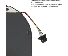 Nešiojamojo kompiuterio cpu aušinimo ventiliatorius, skirtas dell 4 kontaktų maitinimo jungties lengvo nešiojamojo kompiuterio ventiliatoriaus pakeitimui, skirtas xps 15 9570 7590 serijoms 008yy9 0tk9j1 cpu aušinimo ventiliatorius