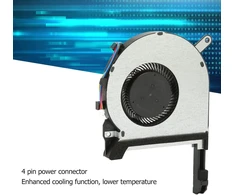 Nešiojamojo kompiuterio ventiliatorius, skirtas Tuf Gaming A15 Fa506 Iv Fa506iu Fa506ih Fx506iu Fx506lh 4 kontaktų Cpu Gpu aušinimo ventiliatorius, mažas lengvas atsarginis ventiliatorius ir nuėmimas, numatytasis