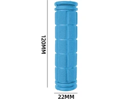 Neslystančios dviračio rankenos 22 mm gumos rankenos