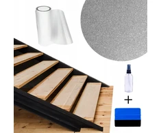Neslystantis pvc laminatas laiptams, skaidrus, 70x100cm, nuo ritinio