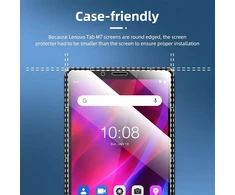 New'c grūdinto stiklo ekrano apsauga, skirta Lenovo Tab M7 (3rd Gen, 2021 Model) / Lenovo Tab M7 (2nd Gen, 2019 Model), 9h kietumas, Hd ekrano apsauga, 0,33 mm itin skaidrus, 2 vnt.