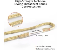 Newdoar 100% Kevlar pynimo trinties sankaba, 2549 kg Prusik arboristinis lynas, atsparus dilimui/antipirenas, didelio stiprumo gelbėjimo takelažo hamakai (3 vnt.)