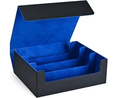 Newfun dėžutė prekybos kortelėms, suderinama magnetinė dėžutė, magic kortų dėžutė, prekybos kortelių organizatorius, talpina 1800+ kortelių be kišenių, skirta kortelių laikymo dėžutei
