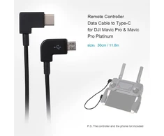 Nfhk nuotolinio valdymo duomenų kabelis type c į micro usb, skirtas dji mavic pro platinum mavic pro rc priedams