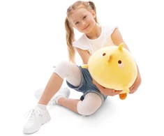 Nici Glubschis Nici Piu Piu pliušinis žaislas 30x36 cm, geltonas