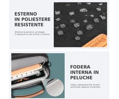 Nidoo 10-11/13/14 colių planšetinio kompiuterio apsauginis dėklas, krepšys per petį, nešiojamojo kompiuterio tamsiai pilkas, tamsiai pilka, universalus