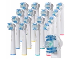 Nistal Antgaliai Oral B dantų šepetėliams, balinantys Eb18-p, 16 vnt.