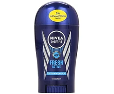 Nivea Men Nivea Fresh Active dezodorantas vyrams, lazdelė 40 ml, 3 x 40 ml pakuotė