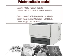 Noahark suderinamas Ce505a 05a tonerio kasetės pakaitalas, skirtas Hp Laserjet P2030 P2035 P2035n P2050 P2055 P2055d P2055dn P2055x I-sensys Lbp6300dn Lbp6650dn Lbp6670dn 2300 puslapių (2 pakuotės juodos)